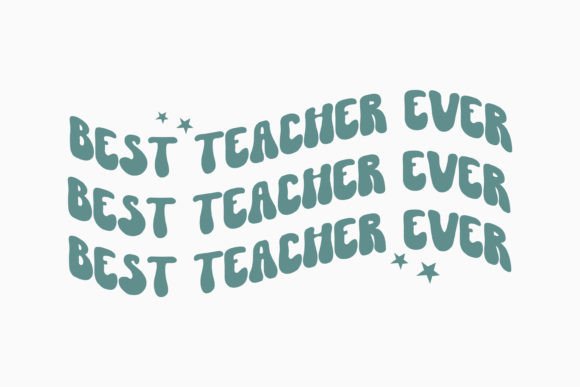 Best Teacher Ever Retro Quotes: Embroidery Review