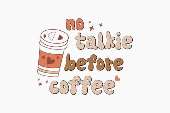 No Talkie Before Coffee Retro SVG: An Embroidery Review