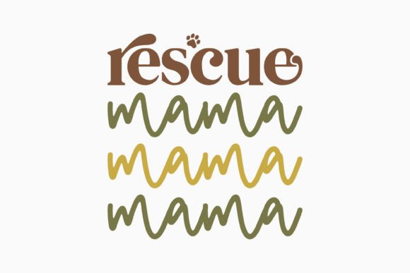 Rescue Mama: Retro Graphics for Pet Crafts