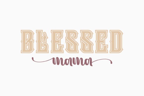 Retro Mothers Day Blessed Mama Design Review