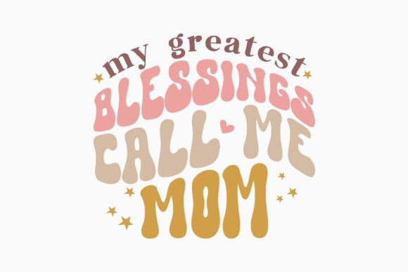 Retro Mothers Day Graphics for Crafts & Digital Sales